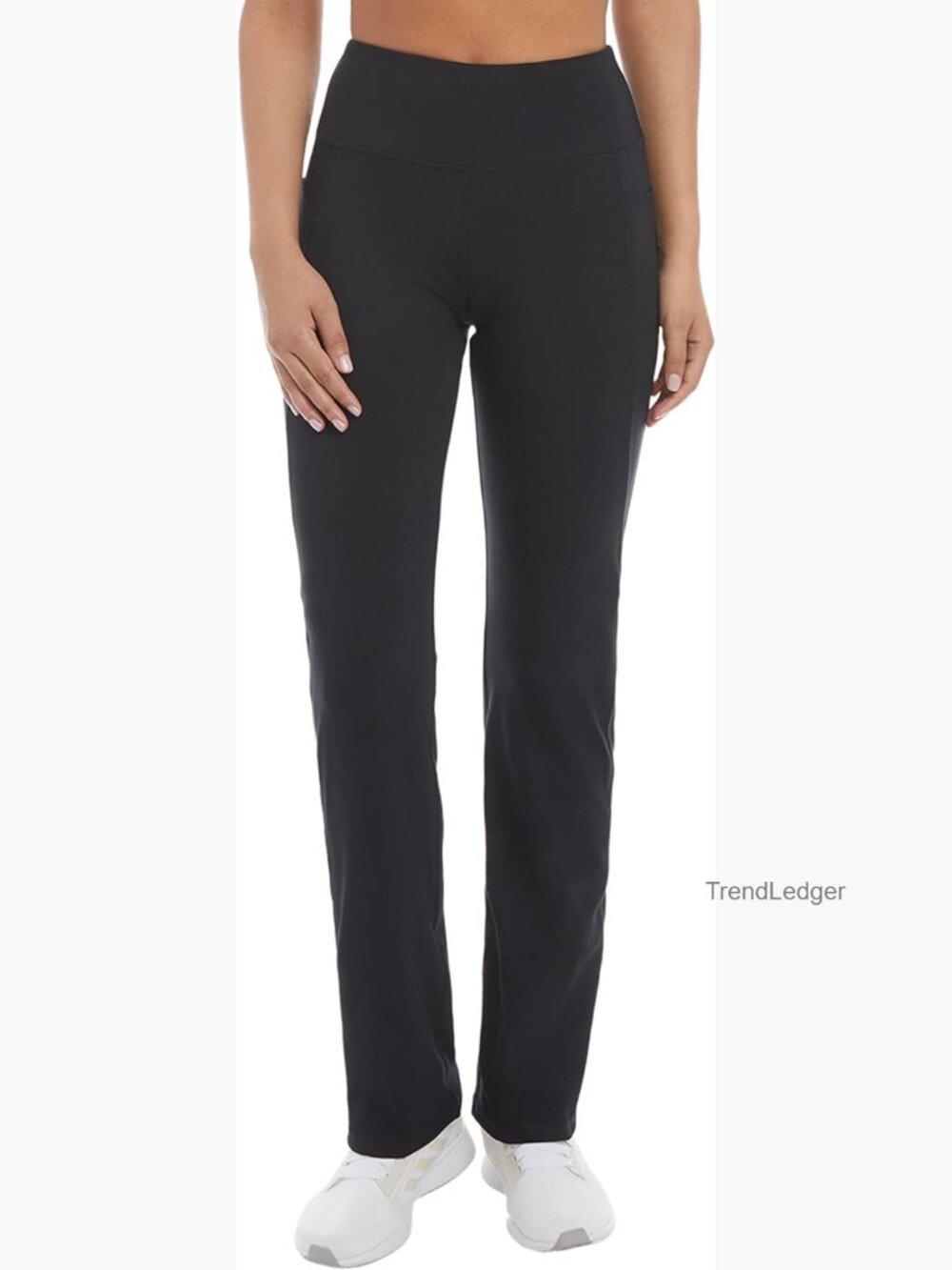 Premium Pocket Slim Flare Yoga Pants High Rise 31" Inseam